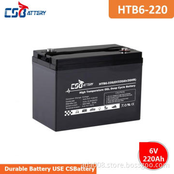 CSBattery 6V220Ah High Temperature Long Life Deep Cycle GEL Battery